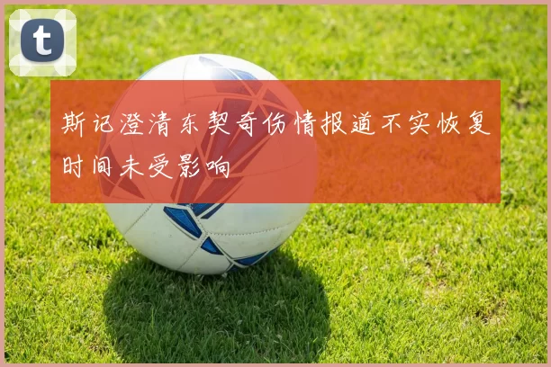 斯记澄清东契奇伤情报道不实恢复时间未受影响